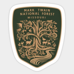 Mark Twain Missouri Sticker